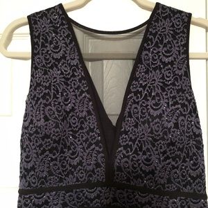 Navy blue, Sz 12. Long evening dress